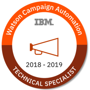 IBM Watson Campaign Automation - Technical Specialist Badge